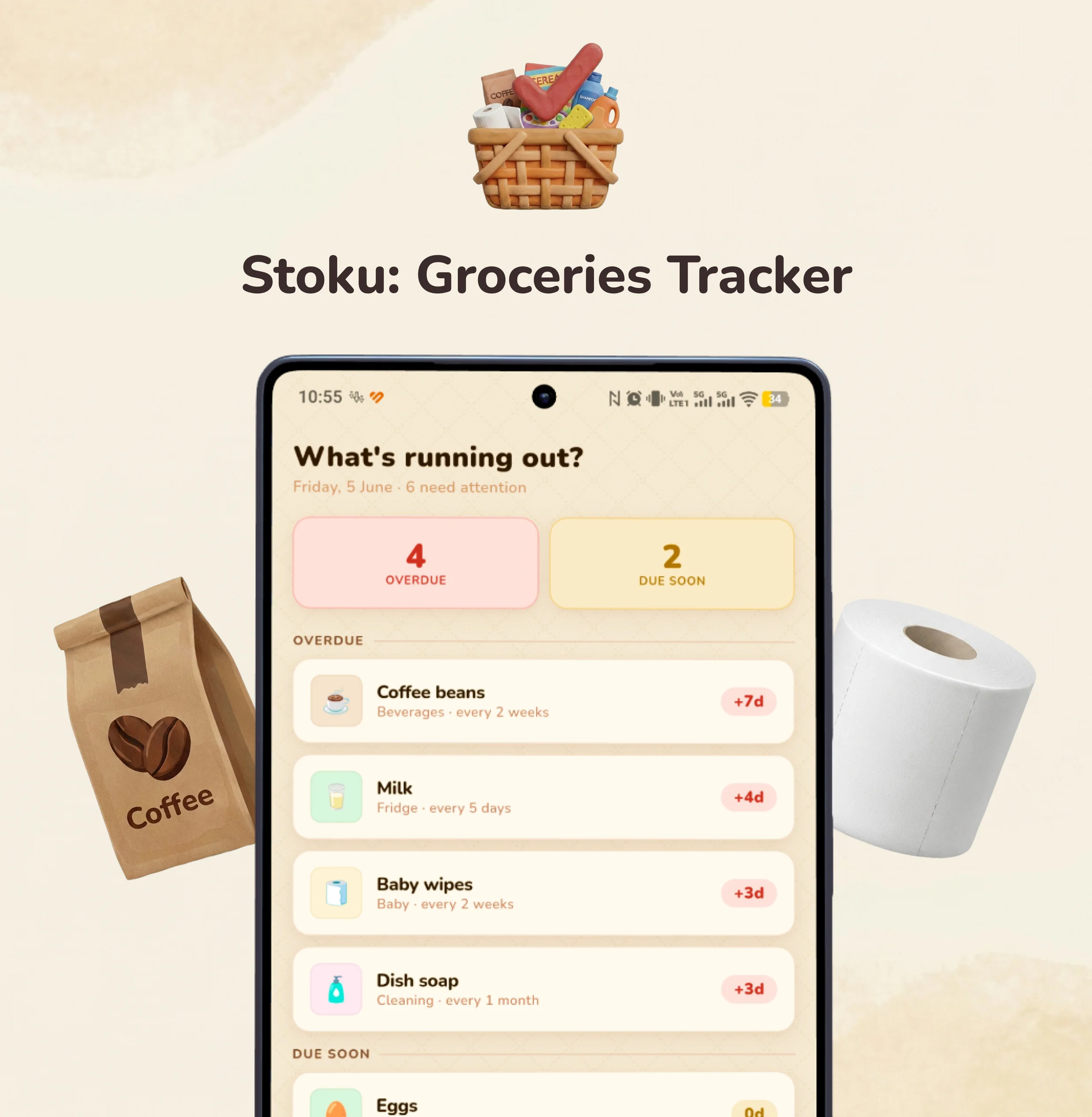Stoku: Groceries Tracker